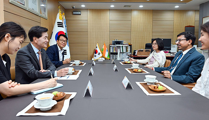 밀양시, 주한인도대사와 한·인도 실질 협력 확대 논의